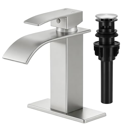 LUFG Bathroom Faucets Brushed Nickel