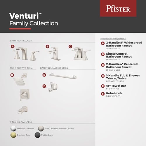 Pfister Venturi 8 in Widespread view 5