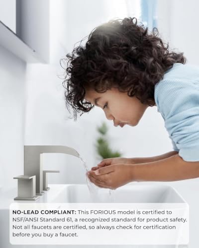 FORIOUS Bathroom Faucets 3 Hole view 4