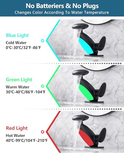 Pull Out LED Bathroom Faucet view 2