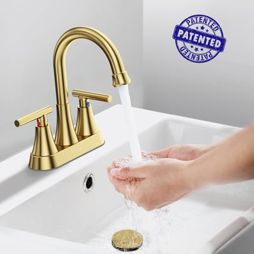 4 inch Brushed Gold Bathroom view 4