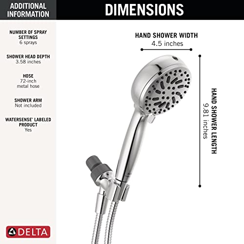 Delta Faucet ProClean Chrome Shower view 5