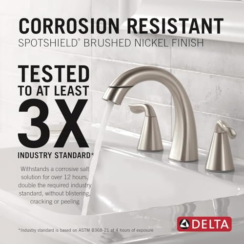 Delta Arvo Brushed Nickel Bathroom view 4