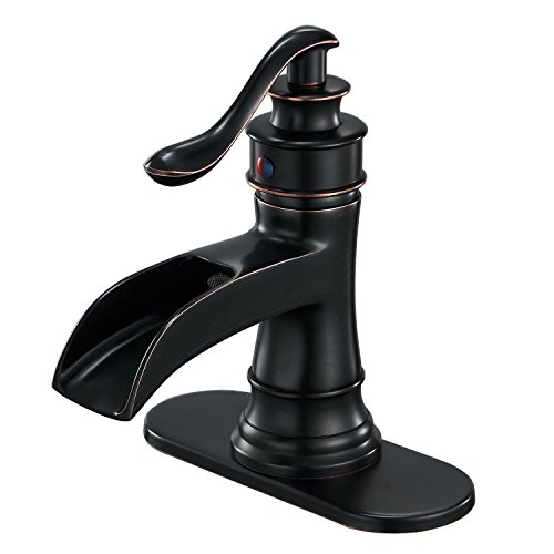 BWE Waterfall Bathroom Faucet Oil