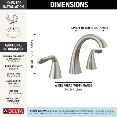 Delta Arvo Brushed Nickel Faucet view 5