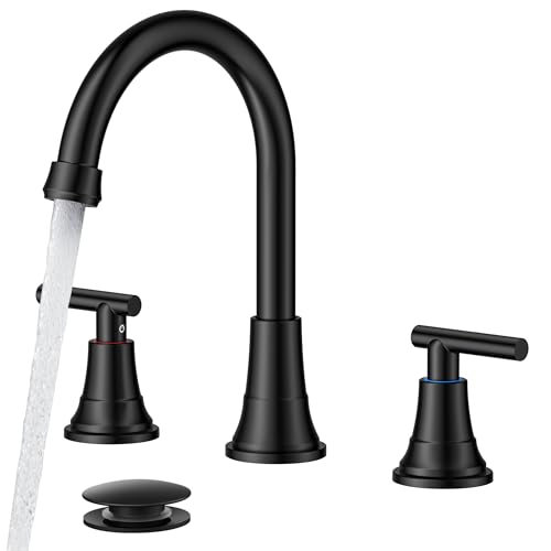 FORIOUS Black Bathroom Faucet