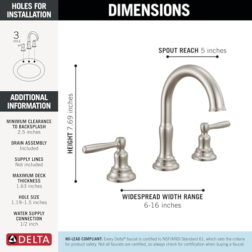 Delta Roe Brushed Nickel Bathroom view 5