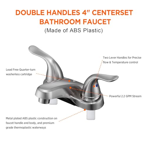 KPWATER Bathroom Sink Faucets 2/3 view 2