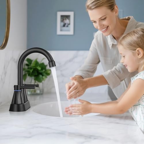 KHQF 4" Bathroom Sink Faucet view 3