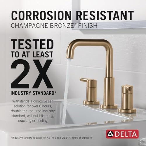Delta Nicoli Brushed Gold Faucet view 2