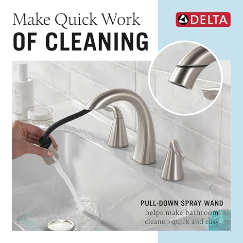 Delta Arvo Brushed Nickel Bathroom view 2