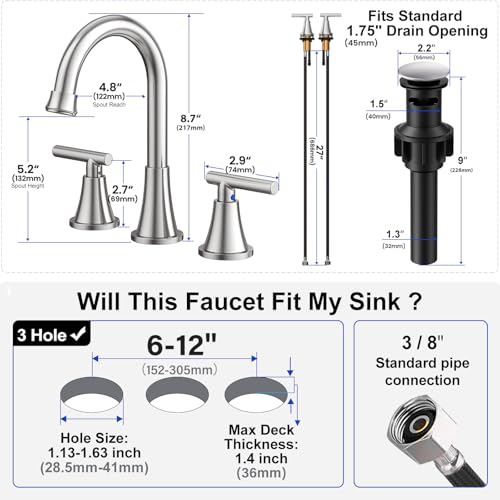 Bathroom Faucets for Sink 3 view 5