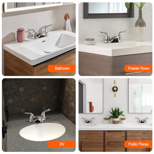 KPWATER Bathroom Sink Faucets 2/3 view 5