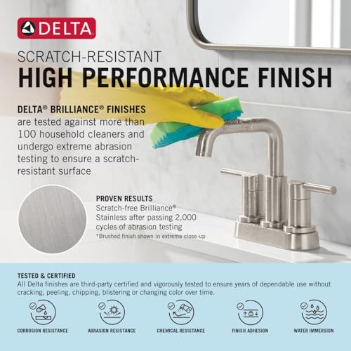 Delta Nicoli Brushed Gold Faucet view 3