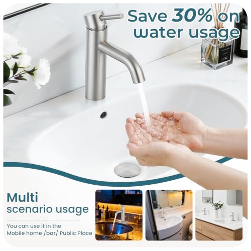 LUFG Bathroom Faucet Single Handle view 3