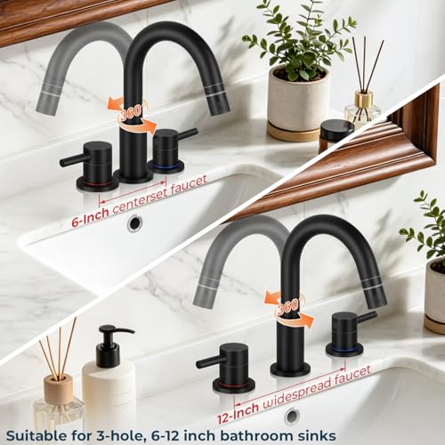 FGKQ Bathroom Faucet 3 Hole view 4